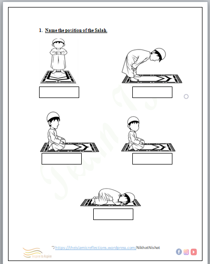 Positions of Salah - Islamic Reflections